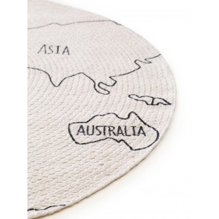 Lastetoa vaip World Map Valge/must 115 cm ... | FreshDesign.ee