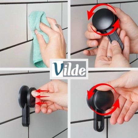 Iminappidega duširiiul, must, 23,5x13,5x15cm | FreshDesign.ee