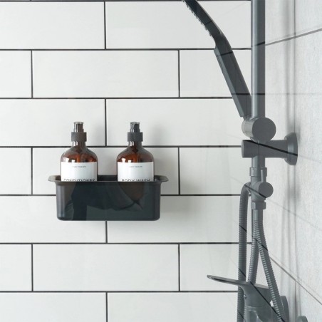 Iminappidega duširiiul, must, 23,5x13,5x15cm | FreshDesign.ee