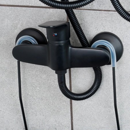 Metallist riputatav duširiiul, must, 33,5x... | FreshDesign.ee