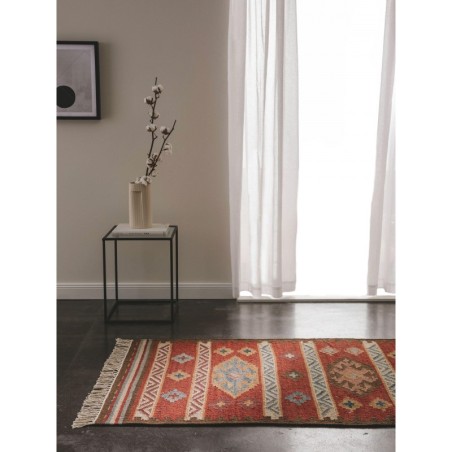 Käsitsi kootud Kelim Zohra värviline/punane 80x200 cm