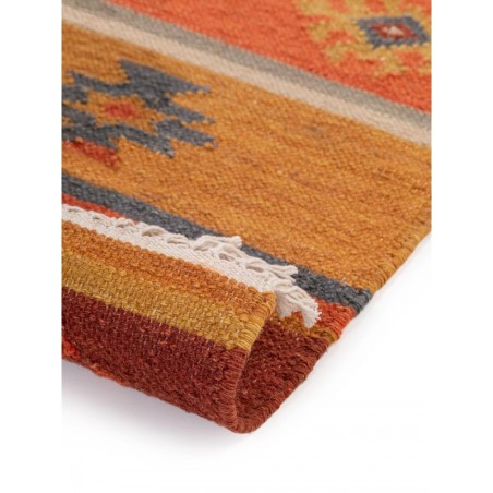 Käsitsi kootud Kelim Zohra värviline 80x200 cm | FreshDesign.ee