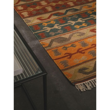 Käsitsi kootud Kelim Zohra värviline 80x200 cm | FreshDesign.ee