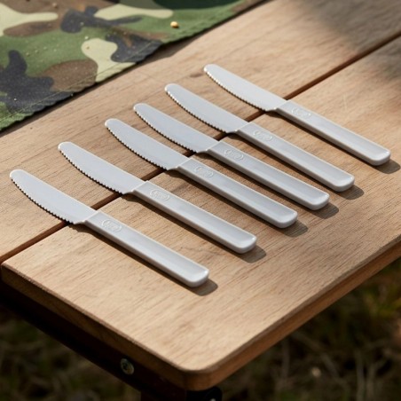 SANDY hallid plastikust lauanoad, 6 tk.