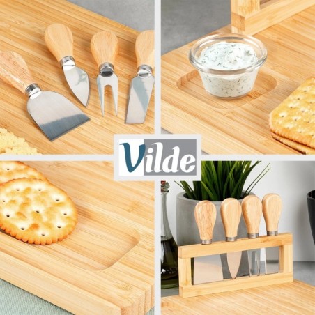 Juustulaud bambusnugadega, 5 tk. | FreshDesign.ee