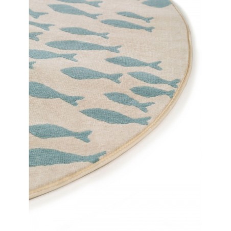 Laste vaip Fabius Beige/Blue Ø 120 cm ümmargune | FreshDesign.ee