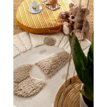 Lastetoa vaip Carlo Lion kreem Ø 120CM | FreshDesign.ee