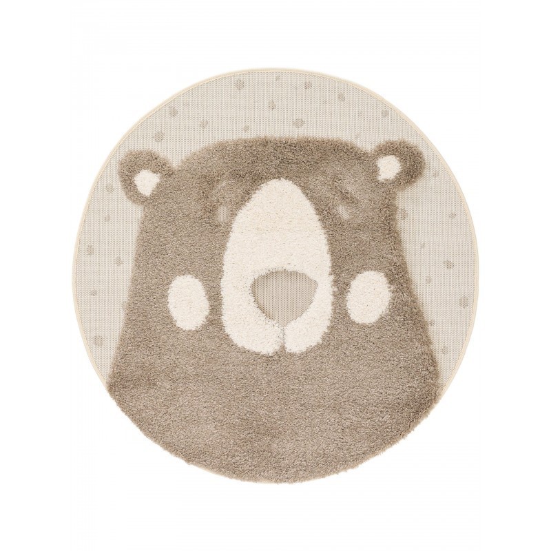 Lastetoa vaip Carlo Bear kreem/pruun Ø 120CM | FreshDesign.ee