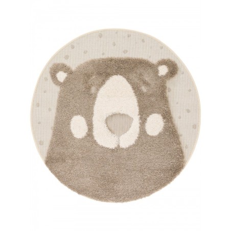 Lastetoa vaip Carlo Bear kreem/pruun Ø 120CM | FreshDesign.ee