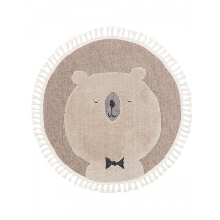 Lastetoa vaip Momo bear beež Ø 120 cm | FreshDesign.ee