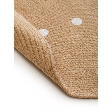 Lastetoa jutevaip pippa helepruun Ø115