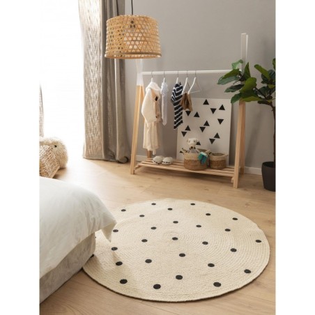 Lastetoa jutevaip pippa cream Ø80