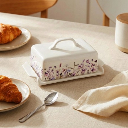 Lilledega valgest portselanist võinõu LOUKA