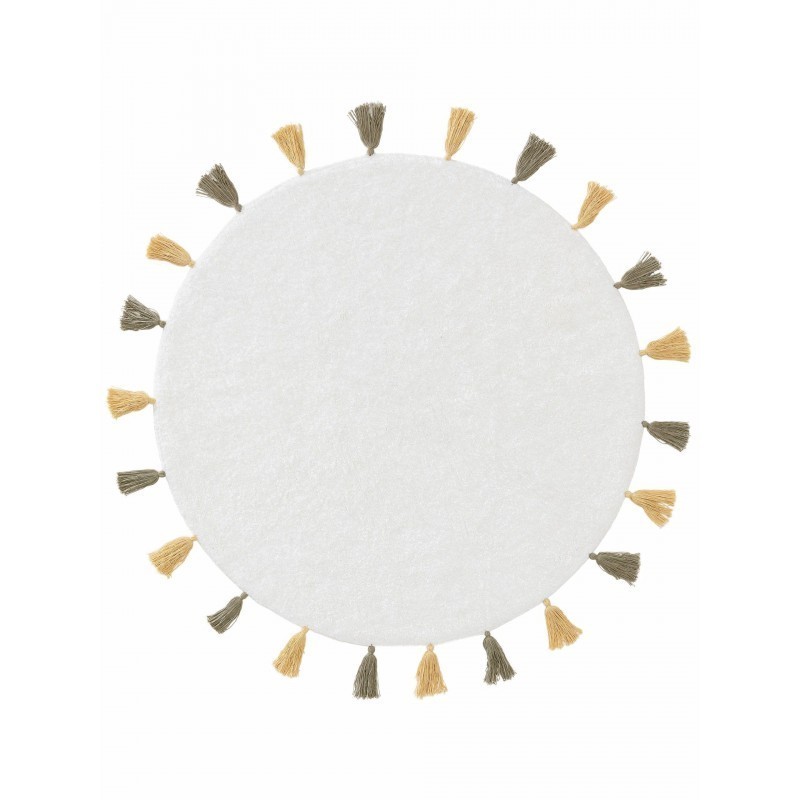 Pestav lastetoa vaip Malu yellow/green Ø 80 cm | FreshDesign.ee