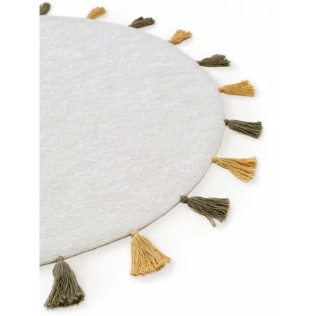 Pestav lastetoa vaip Malu yellow/green Ø 80 cm | FreshDesign.ee