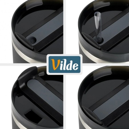 Termokruus, must teras, käepidemega 1, 2 liitrit | FreshDesign.ee