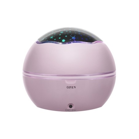 Öölamp projektor, roosa | FreshDesign.ee