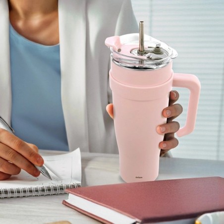 Roosa terasest termokruus sangaga TERMO 1, 2 liitrit