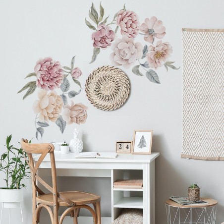 Seinakleebised pojengid ja roosid | FreshDesign.ee