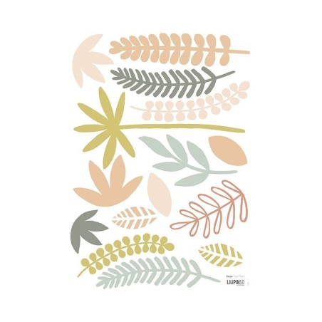 Seinakleebis Coral leaves | FreshDesign.ee