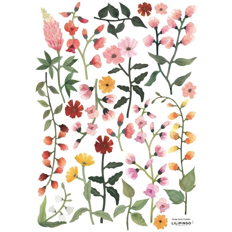 Seinakleebis metsalilled | FreshDesign.ee