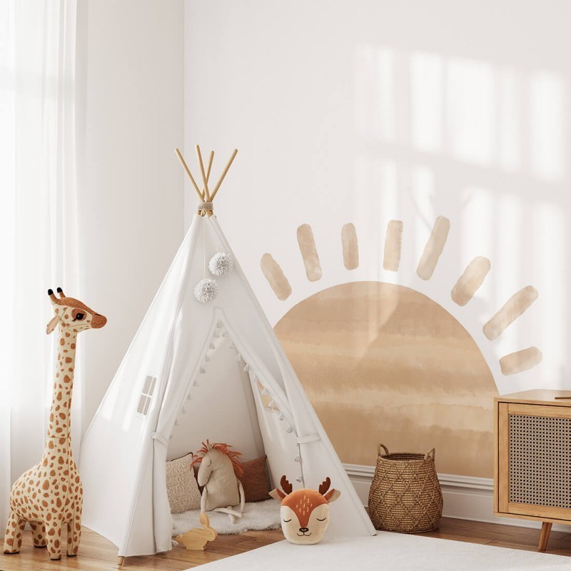 Seinakleebis Beež päike | FreshDesign.ee