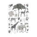 Seinakleebis loomad, mustvalge | FreshDesign.ee