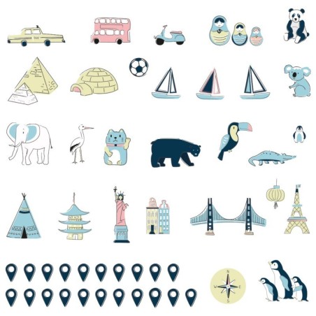 Seinakleebis Maakaart L eesti keeles, ice cold