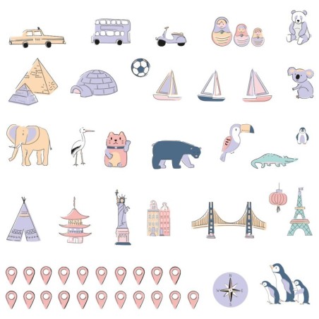 Seinakleebis Maakaart S eesti keeles, spring flower