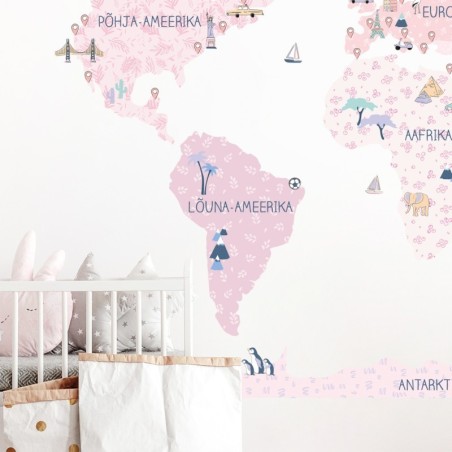 Seinakleebis Maakaart S eesti keeles, spri... | FreshDesign.ee