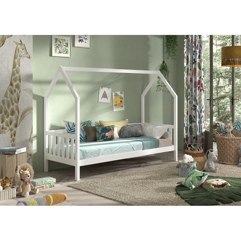 CABANE majavoodi äärega 90 X 200 CM valge | FreshDesign.ee