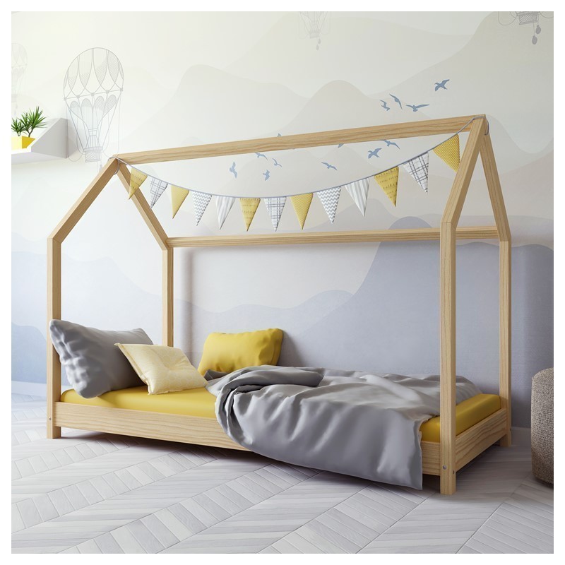 Voodi bella 80x180 cm, naturaalne | FreshDesign.ee