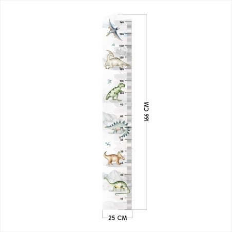 Seinakleebis mõõdupuu dinosaurused | FreshDesign.ee