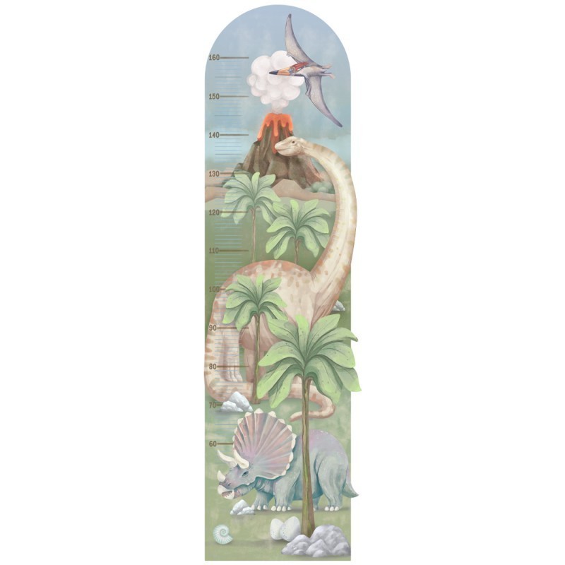 Seinakleebis mõõdupuu dinosaurused | FreshDesign.ee