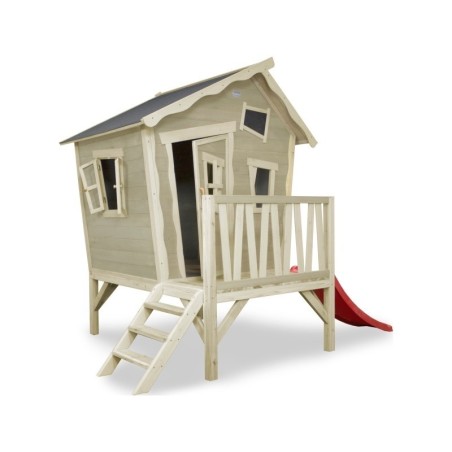 Puidust mängumaja EXIT Crooky 300 - Hall/beež | FreshDesign.ee