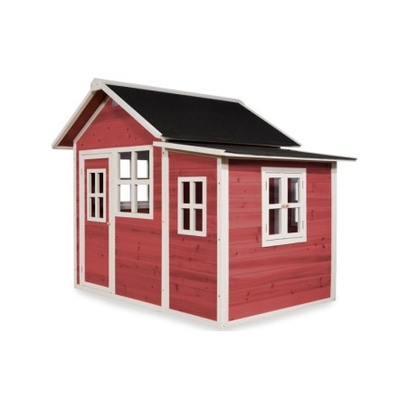 EXIT Loft 150 puidust mängumaja - punane | FreshDesign.ee