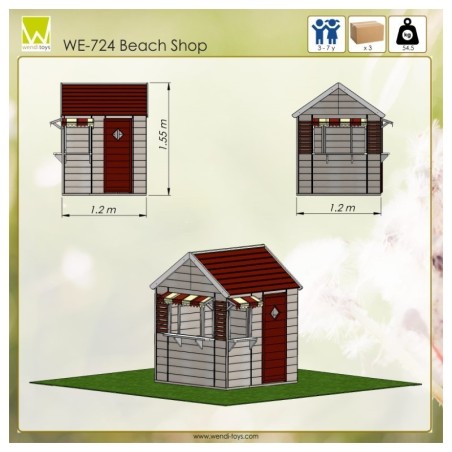 Moodul mängumaja Beach shop | FreshDesign.ee