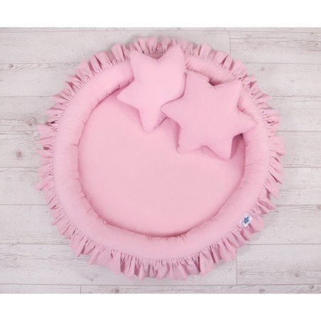 Mängumatt pesa ümmargune, roosa | FreshDesign.ee