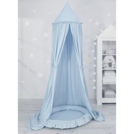 Mängumatt pesa ümmargune, helesinine | FreshDesign.ee