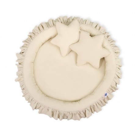 Mängumatt pesa ümmargune, beež | FreshDesign.ee