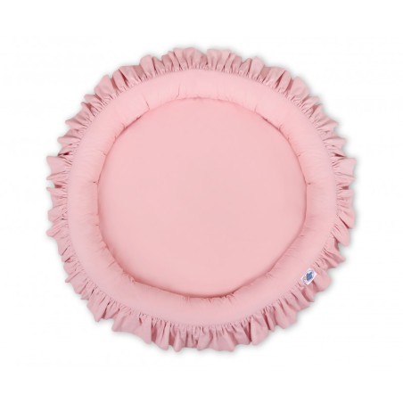Mängumatt pesa ümmargune, pastell roosa | FreshDesign.ee