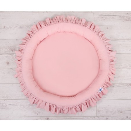 Mängumatt pesa ümmargune, pastell roosa | FreshDesign.ee