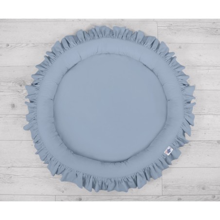 Mängumatt pesa ümmargune, pastell sinine | FreshDesign.ee