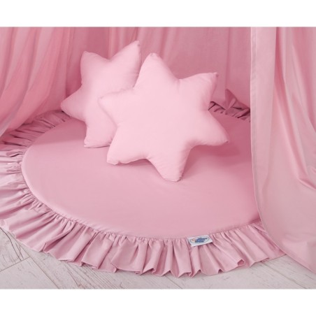 Mängumatt ümmargune, roosa