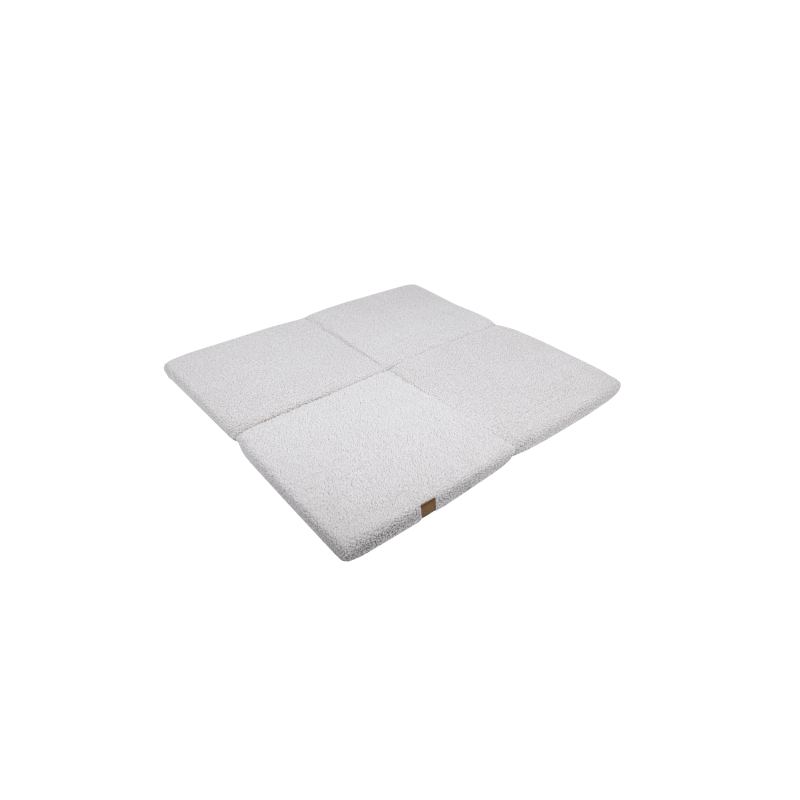 Kokkuvolditav pehme mängumatt 120x120 cm, valge | FreshDesign.ee