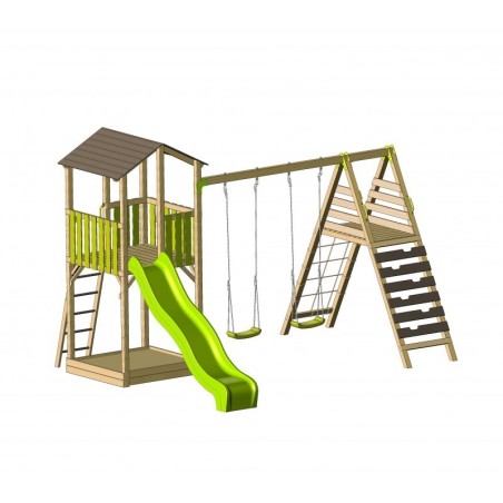 Klassikaline mänguväljak C11 liumäe- ja ro... | FreshDesign.ee