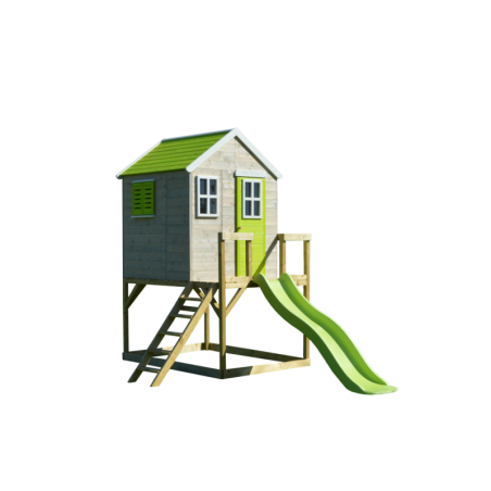 Mängumaja mänguväljak M22L roheline (moodu... | FreshDesign.ee