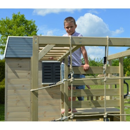 Mängumaja mänguväljak M24G hall koos platv... | FreshDesign.ee