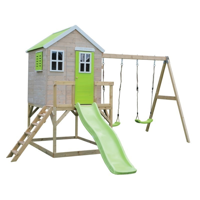 Mängumaja mänguväljak M28L roheline (moodu... | FreshDesign.ee