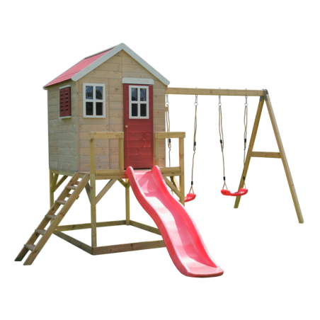 Mängumaja mänguväljak M28R punane (moodul ... | FreshDesign.ee